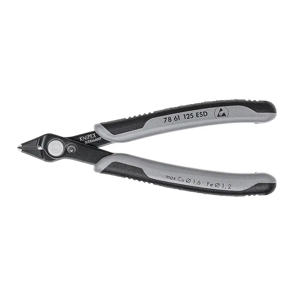 Electronic Super Knips® ESD чернёные 125 мм Knipex 78 61 125 ESD