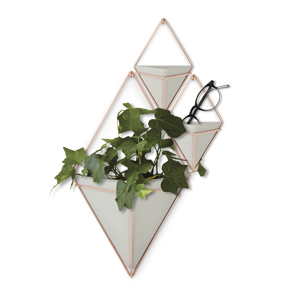 Декор для стен Trigg малый бетон-медь