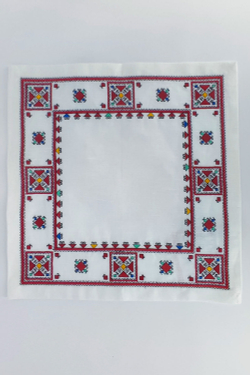 Салфетка с чувашской вышивкой