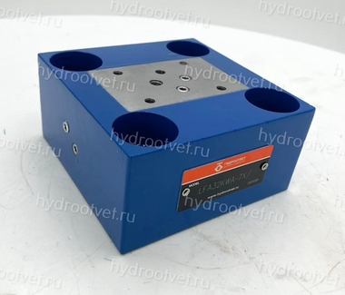 LFA32KWA-7X/ - Крышка для логического клапана, типоразмер Ду32 функционал - KWA = крышка со встроенным клапаном "ИЛИ" под установку распределителя Ду6, три выхода Z1, X и Y, управления из канала B, внешний канал X - нет, уплотнение NBR