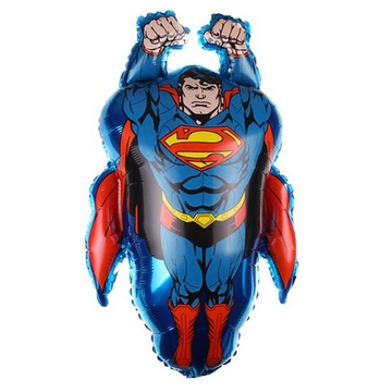 Фольгированный шар-фигура «Супермен в плаще», 81 см