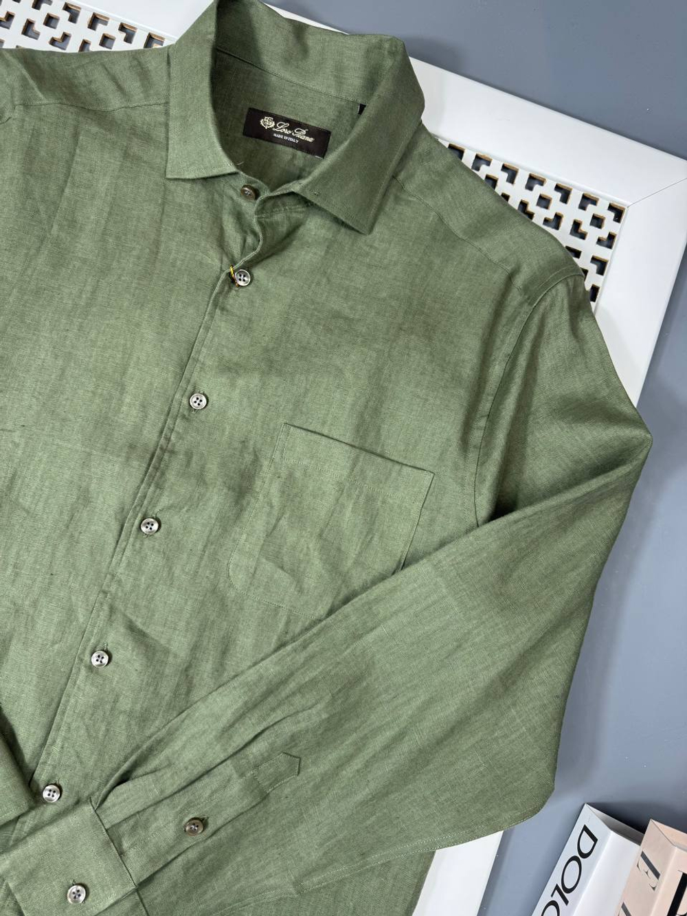 Льняная рубашка Loro Piana
