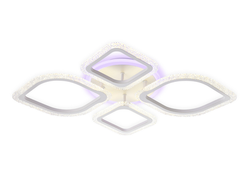 Потолочный светодиодный светильник с пультом FA5147 WH белый 77W 680*630*90 (ПДУ РАДИО 2.4)