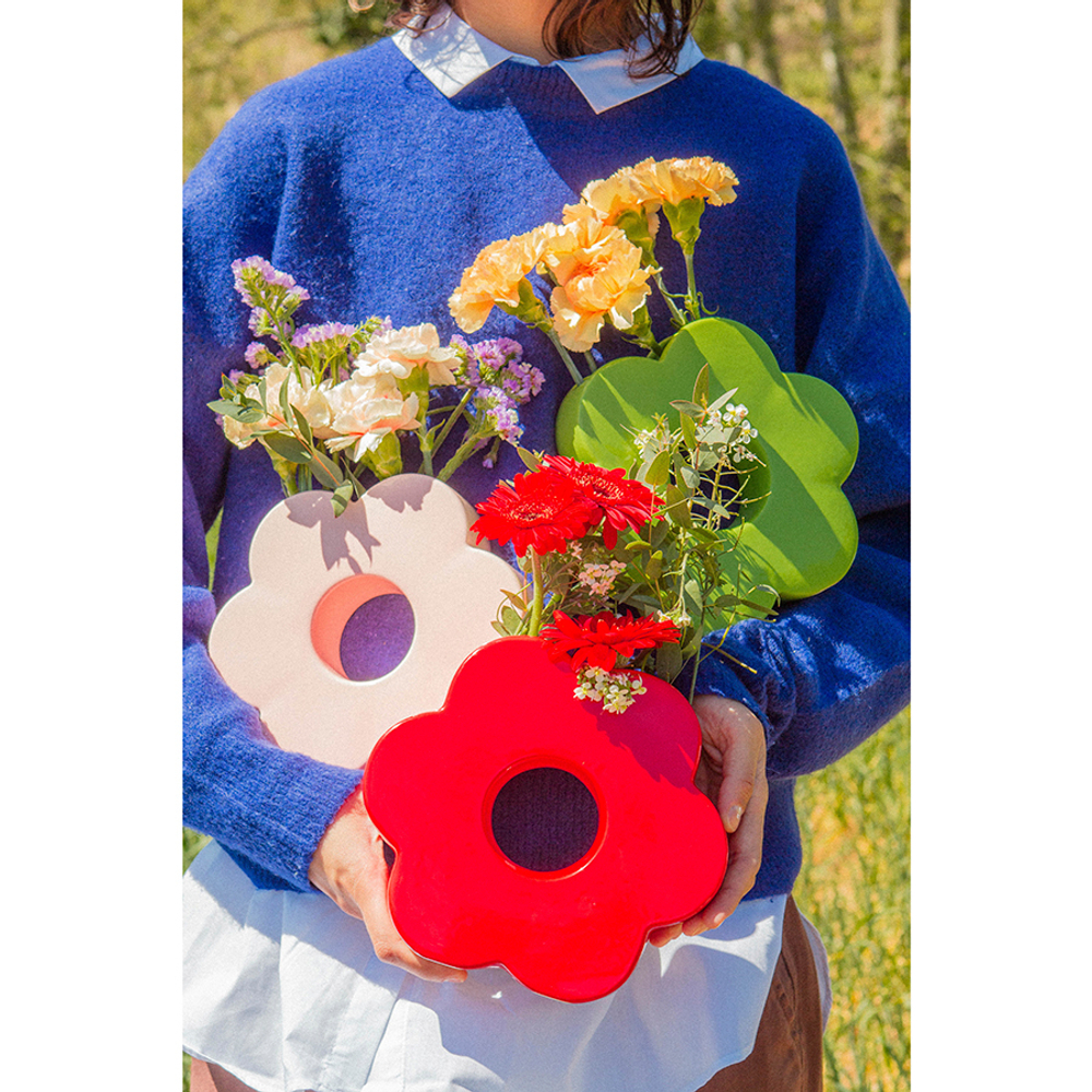 Ваза для цветов 20см Doiy Daisy розовая