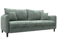 Диван прямой Лига-064 НПБ ВЕЛЮР BRUT 08 зеленый