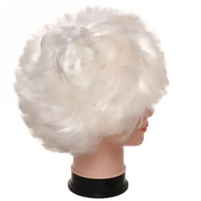Парик карнавальный «Диана», Белый