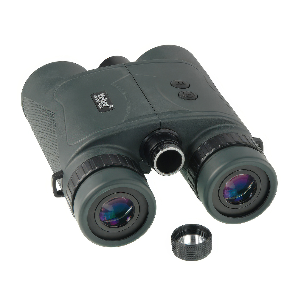 Бинокль Veber 10x42 RFS1000 с лазерным дальномером - питание дальномера от батарейки CR2, 3В