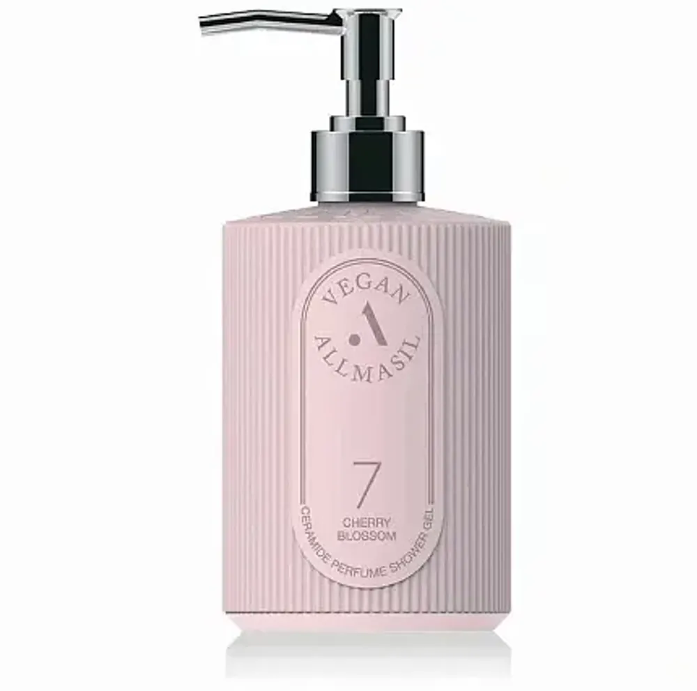 AllMasil Vegan 7 Ceramide Perfume Shower Gel Cherry Blossom веганский гель для душа с ароматом вишни