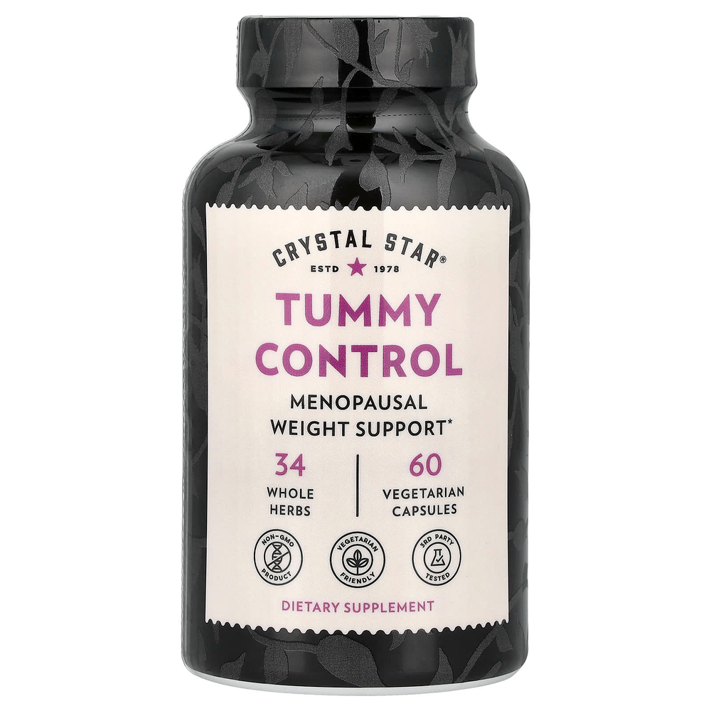 Crystal Star, Tummy Control, 60 вегетарианских капсул