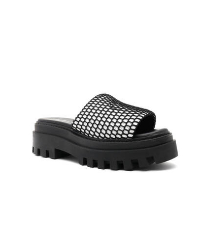 Шлепанцы TOOTHY COMBAT CALVIN KLEIN JEANS - черный(YW0YW00950)