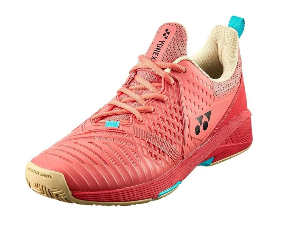 Мужские теннисные кроссовки Yonex Power Cushion Sonicage 3 - coral red