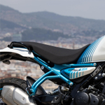 Водительское сиденье Royal Enfield, высокое, черного цвета, арт. KXA00464