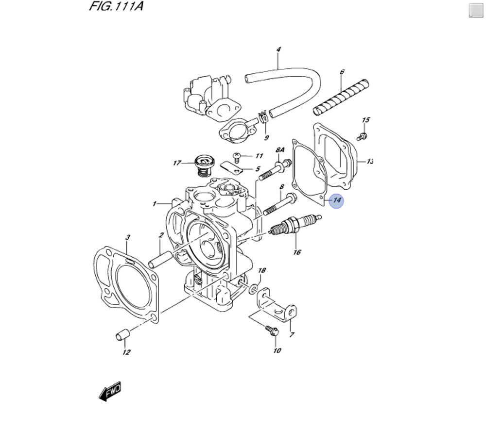 Прокладка клапанной крышки DF4-6