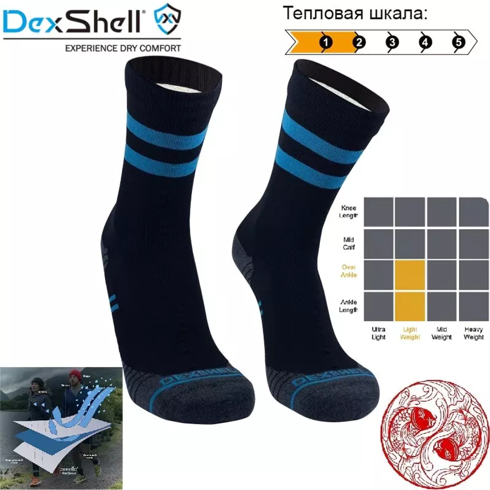 Водонепроницаемые носки DexShell Running Lite