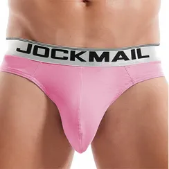 Мужские трусы стринги розовые JOCKMAIL JM1029-22