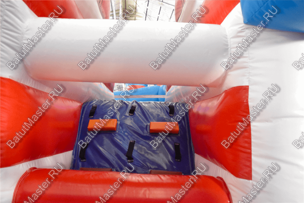 Коммерческий надувной батут "Мороженое" 6*6*3.5 м