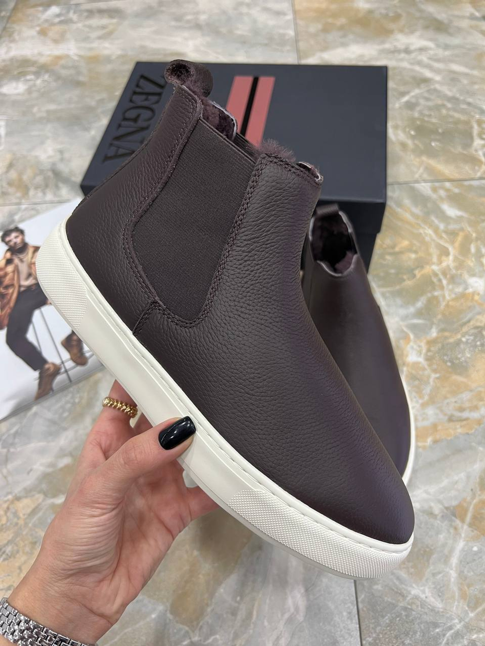 Ботинки Zegna, арт. 477719125