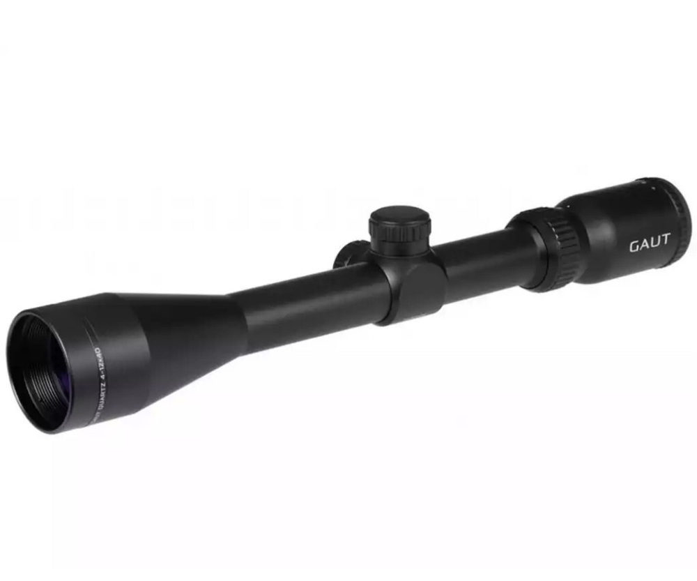 Оптический прицел Gaut Quartz 4-12x40, сетка 3 (Mil-Dot) нить, без подсветки