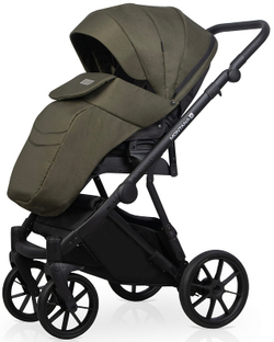 Детская коляска Riko Basic Montana X 3 в 1 54 Olive (оливковый)