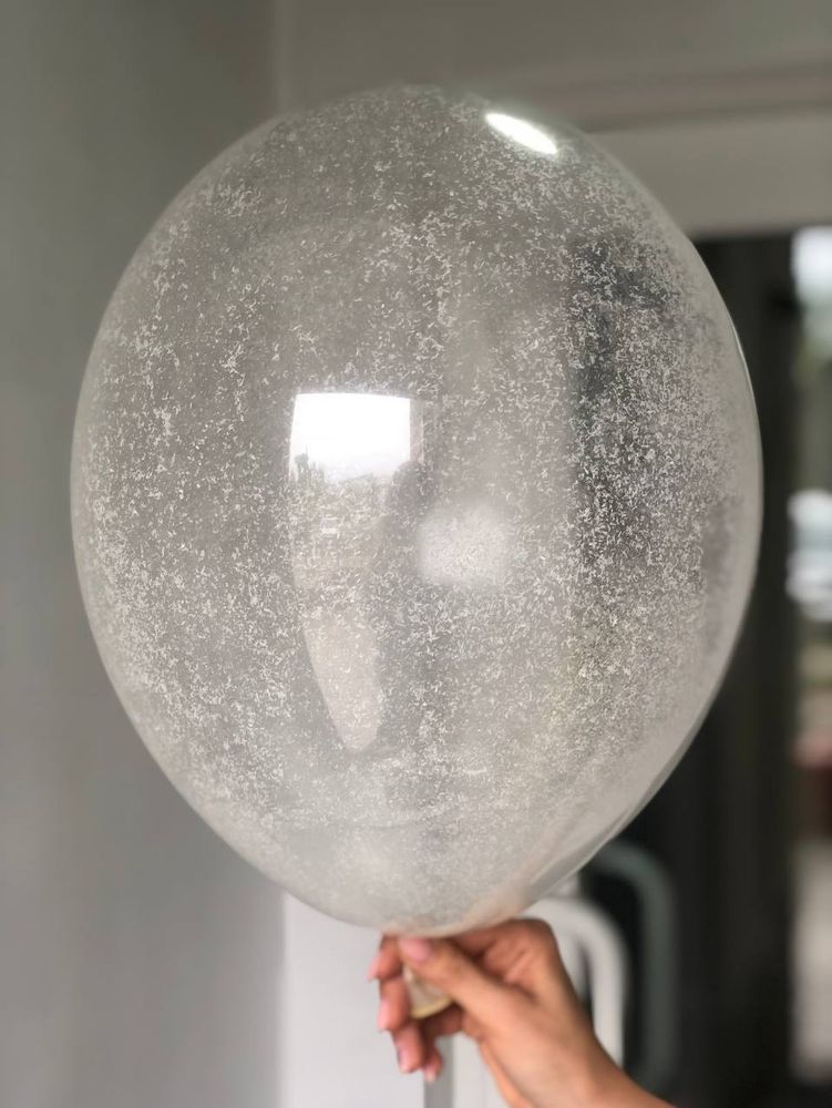 Воздушный шар с наполнением конфетти круглое ПАЛИТРА №4169