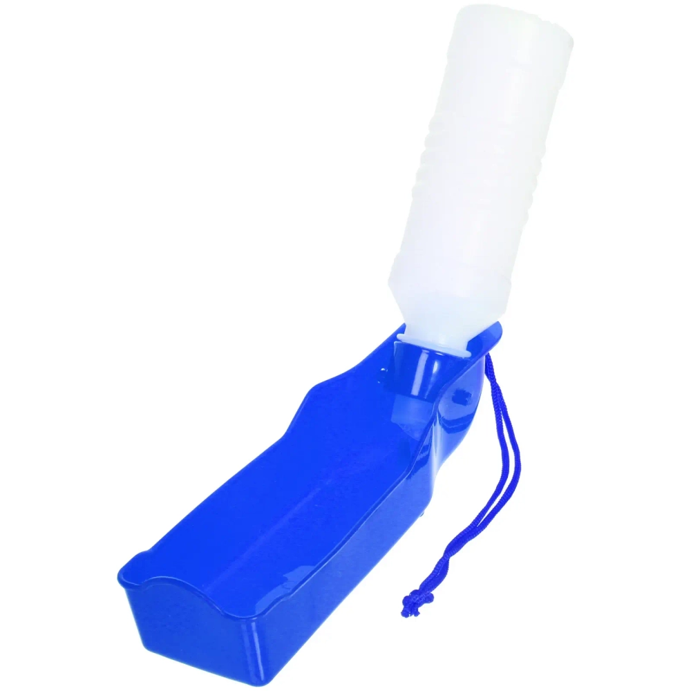 Поилка портативная прогулочная «ЛЮБИМЫЙ БРО», цвет синий, 20см 250мл