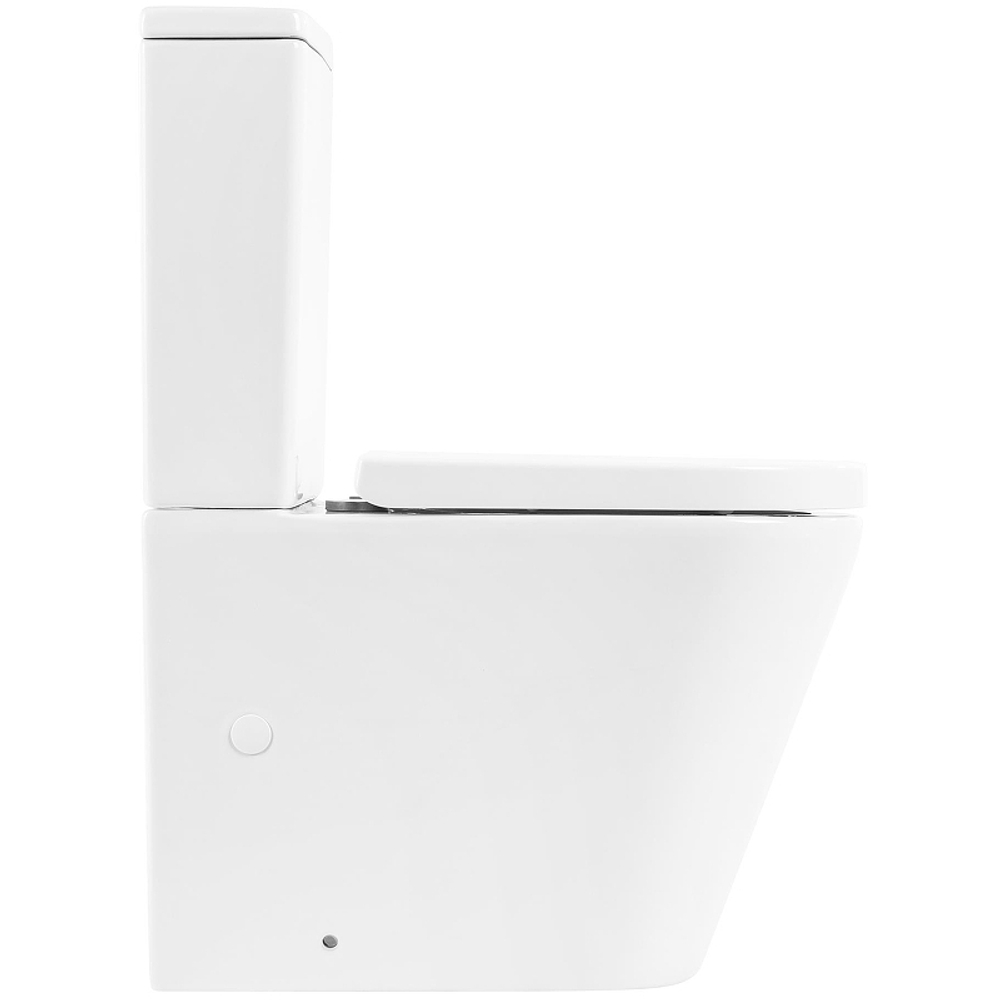 Унитаз компакт BelBagno Flay-R BB2149CPR/BB2149T/BB865SC с бачком и сиденьем Микролифт