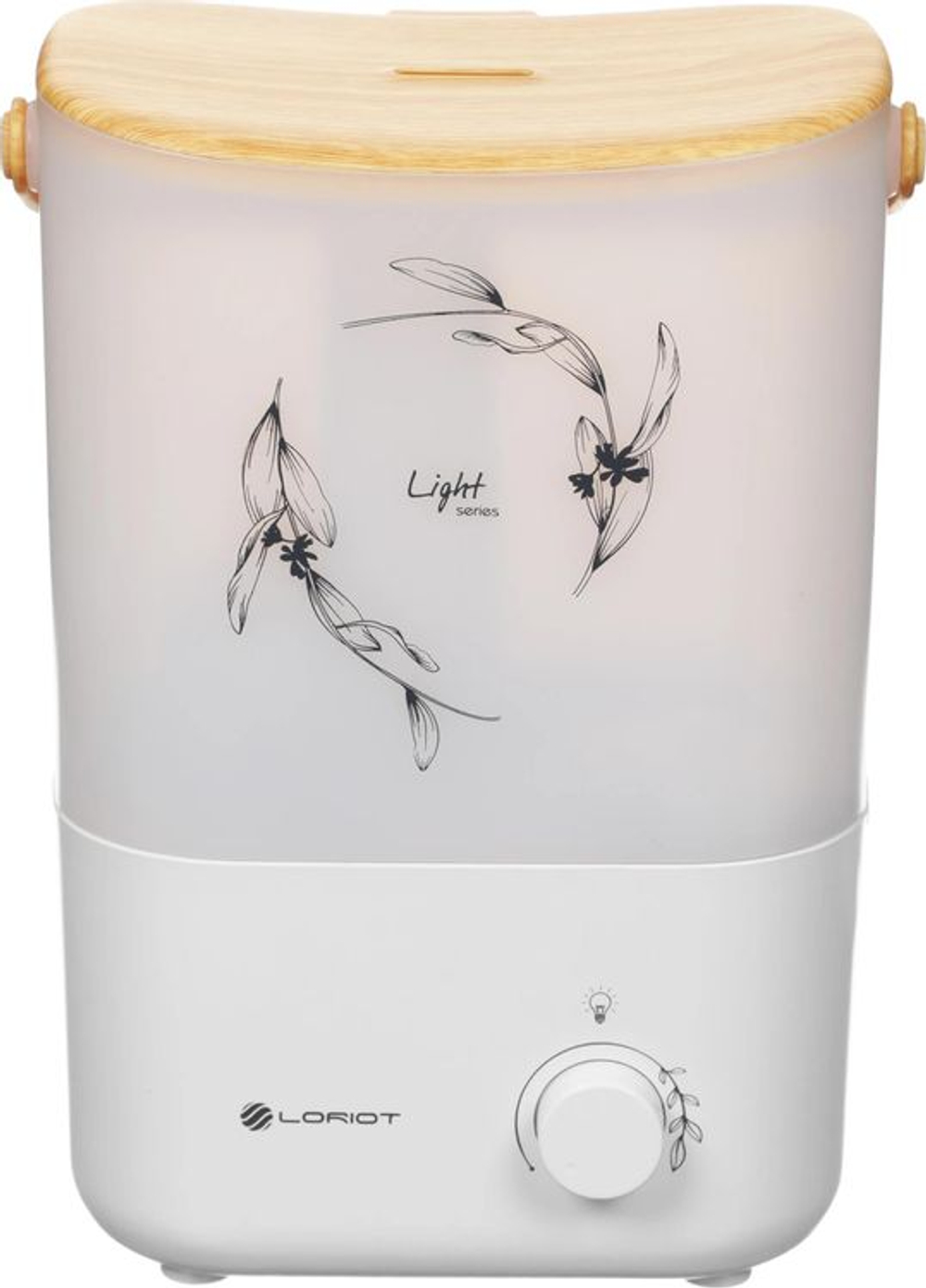 Увлажнитель воздуха ультразвуковой LORIOT Light,  3л,  белый/серый