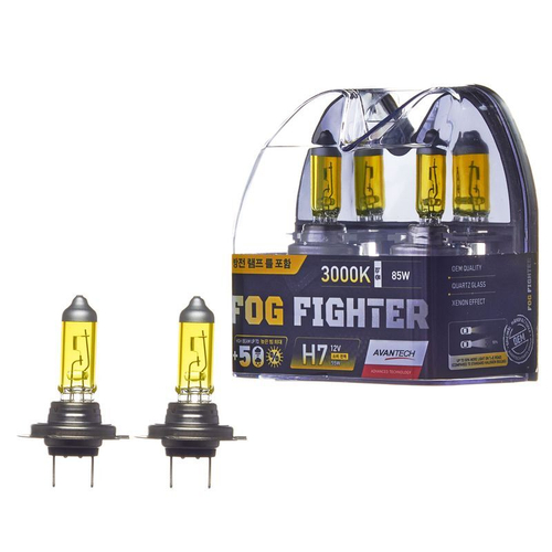Лампа высокотемпературная Avantech H7 12V 55W (85W) 3000K, комплект 2 шт. AB3007