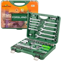 Набор инструментов 82пр.1/4'',1/2''(6гр.)(4-32мм) Forsland Forsland-4821-5