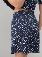 Костюм с шортами КНр-182/синийгорох