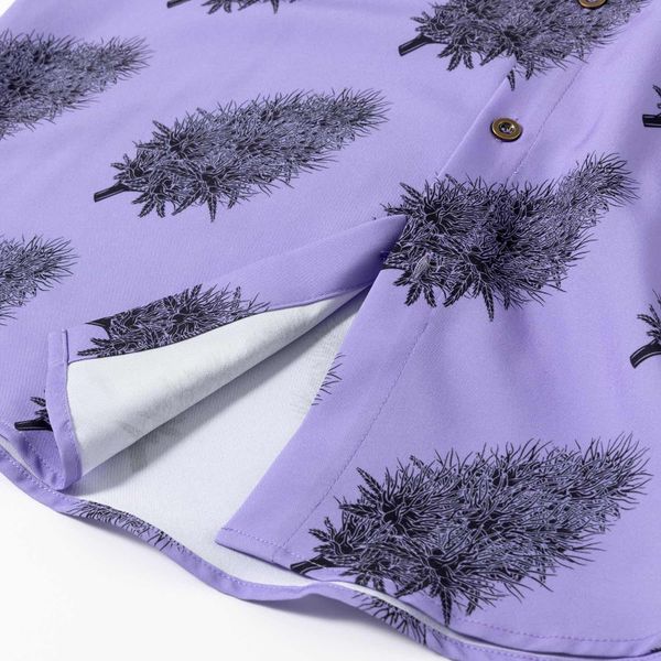 Рубашка California Flower Фиолетовая - фото 9