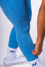 Леггинсы High Waisted Push-Up Leggings TOTALLY SEAMLESS 303 Голубые