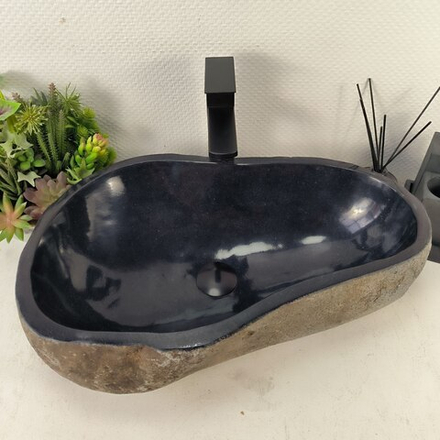 Раковина из речного камня RS-65092 56*36*15 0857