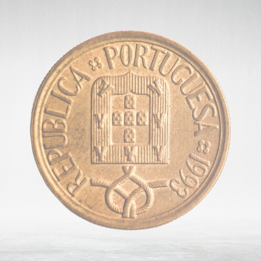 Portugal, 5 Escudos, 1993, VF