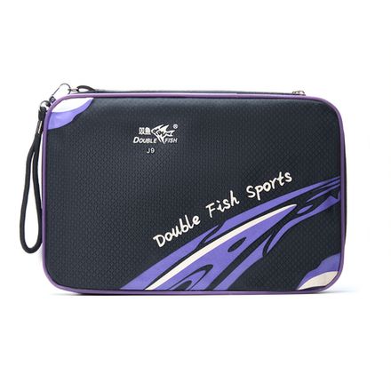 Ракетка для н/т DOUBLE FISH J9, для профессионалов, накладка 2.1 мм, конич. ручка + чехол