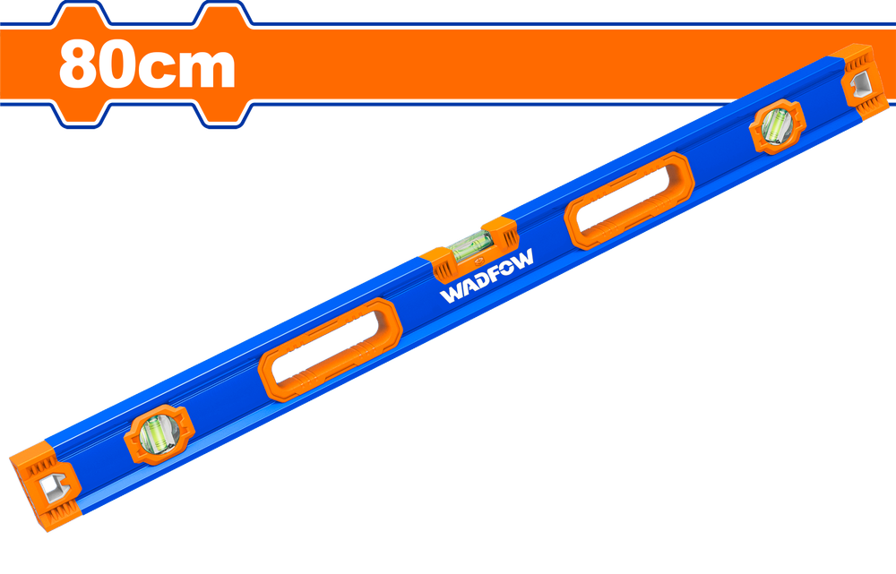 Строительный алюминиевый уровень WADFOW WSL1G80 80 см