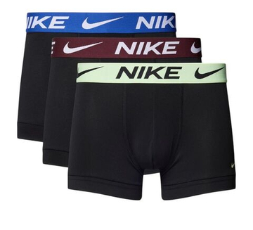 Мужские спортивные боксеры Nike Essential Micro 3P - black/brightly volt/game royal/burgundy