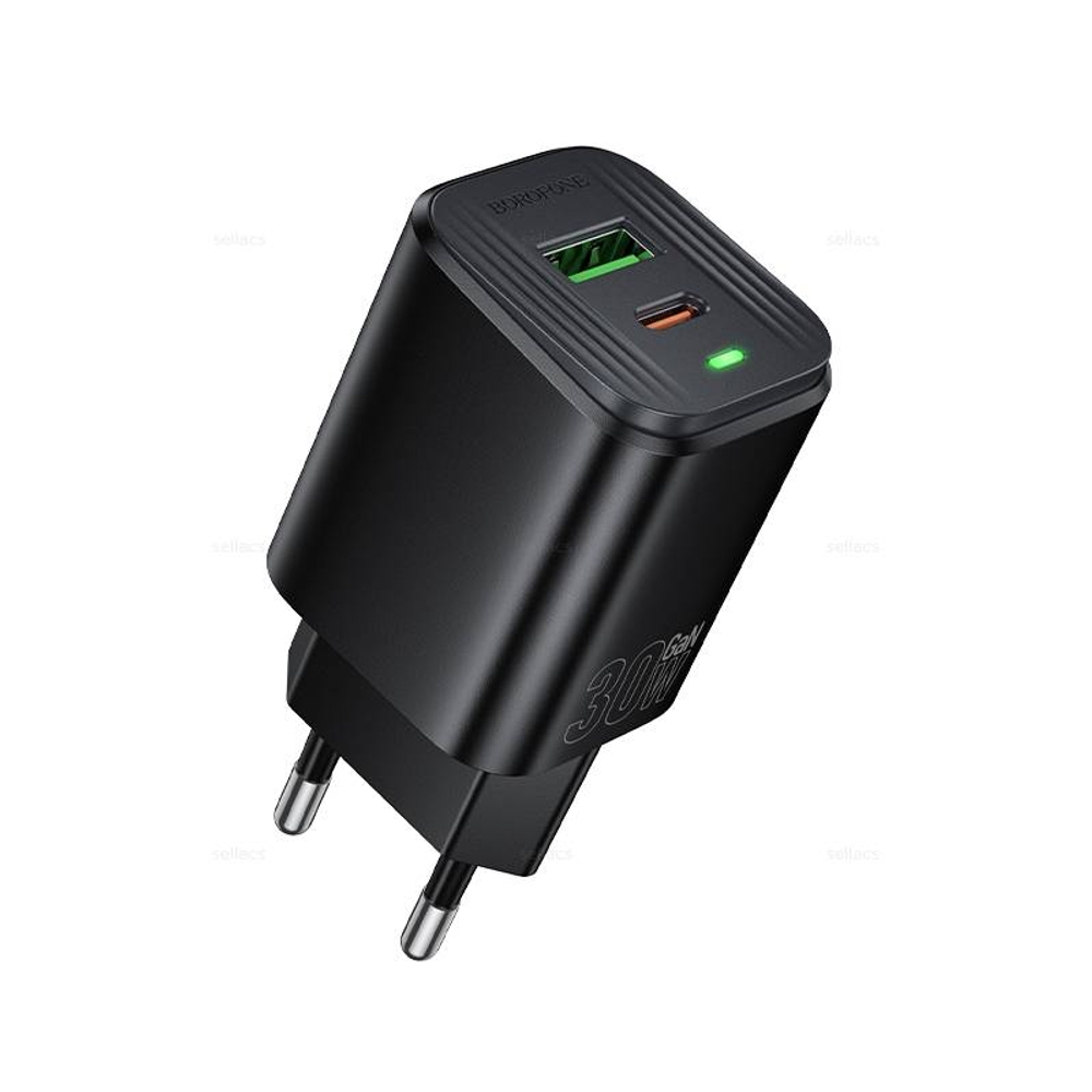 Borofone BAS85A Star PD30W+QC3.0 зарядное устройство (black)