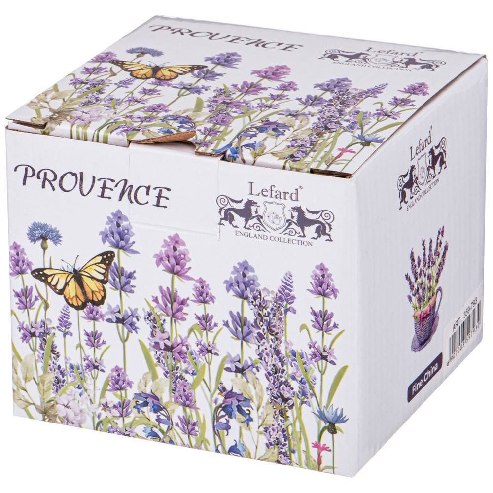 БАНОЧКА С СИЛИКОНОВОЙ КРЫШКОЙ LEFARD "ПРОВАНС ЛАВАНДА" 300 МЛ (КОР=36ШТ.)