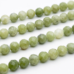 Серпентин граненый бусины, диаметр около 5,9-6,1 мм, цена за 15 шт (1/4 нити)