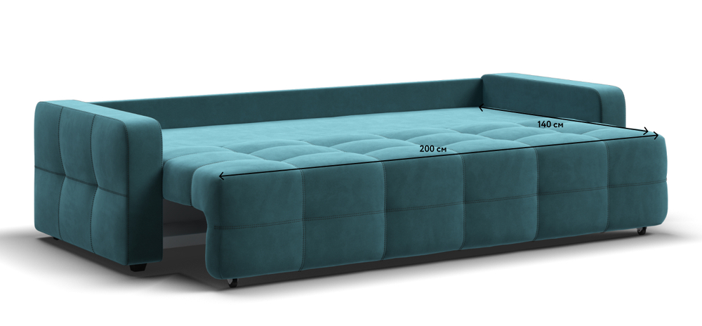 Диван Денди велюр Monolit зеленый