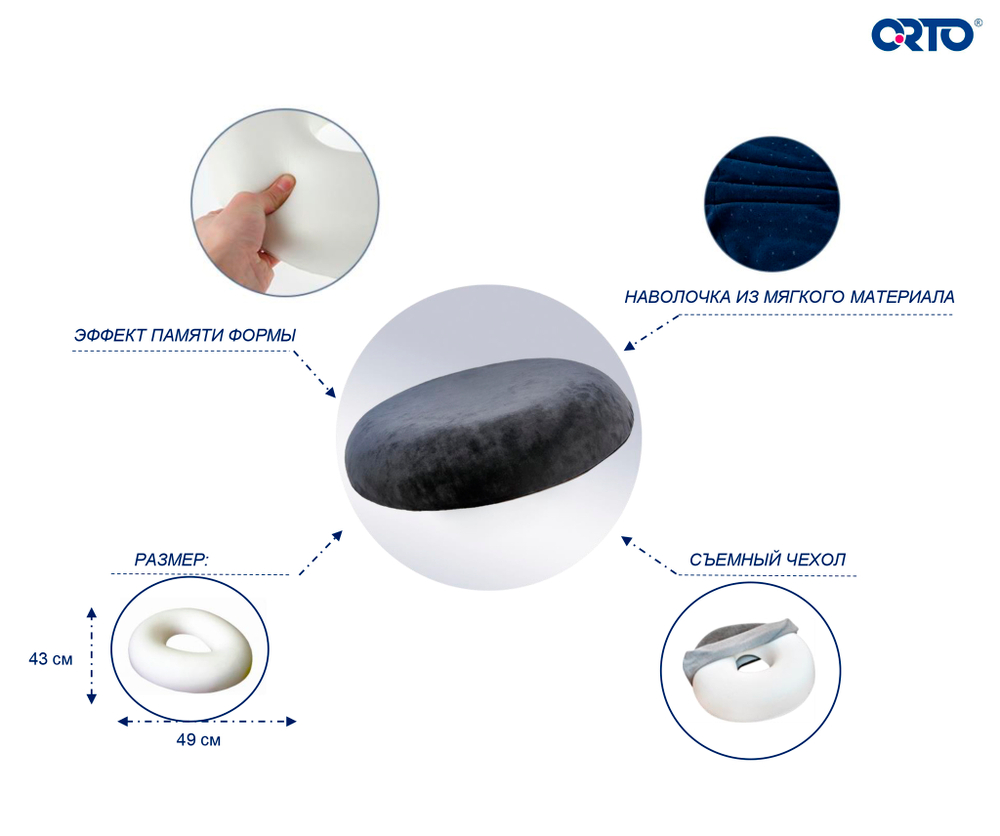 Prev Next Подушка для сидения мужская Овал