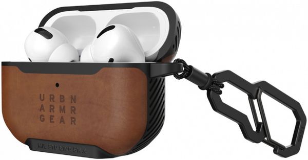 Чехол UAG для Apple Airpods Pro Metropolis кожа, коричневый (LTHR ARMR Brown)
