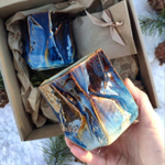 Стакан керамический "Камни"