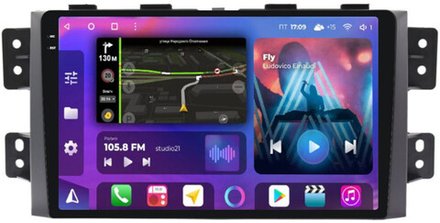 Магнитола для KIA Mohave 2008-2017 - FarCar XXL465M QLED+2K, Android 12, ТОП процессор, 8Гб+256Гб, CarPlay, 4G SIM-слот