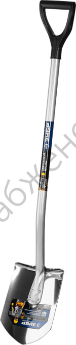 ЗУБР Артель-НС, 280 х 190 х 1200мм, полотно 2 мм закалено, нержавеющая сталь, алюминиевый изогнутый черенок, штыковая лопата, Профессионал (4-39407)