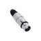 Adam Hall K4CXF3 - разъем XLR (F), 3-pin, металлический