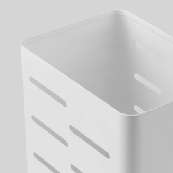 IKEA AVSTEG  (ИКЕА АВСТЕГ)  -  Коробка для столовых приборов, белая, 13 см
