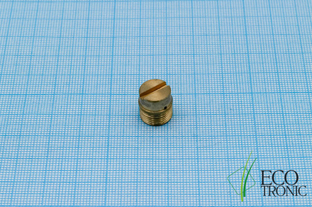 Заглушка с резьбой латунная