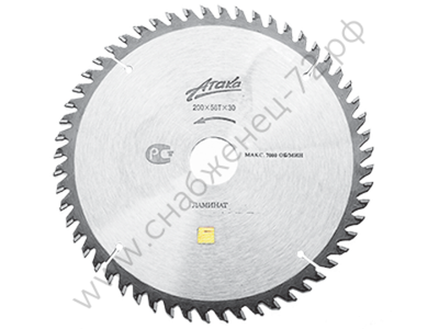 Пильный диск по ДСП и ламинату профи Атака 300*100T*30